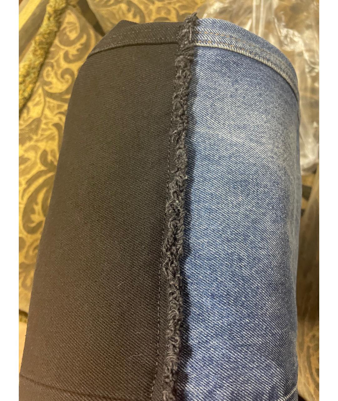 MAISON MARGIELA Черные хлопковые прямые джинсы, фото 2