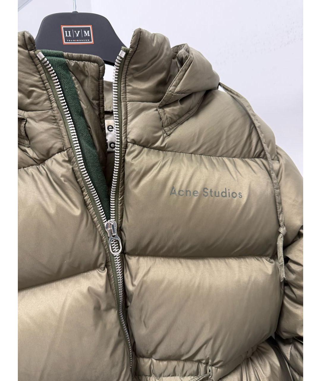 ACNE STUDIOS Хаки пуховик, фото 4