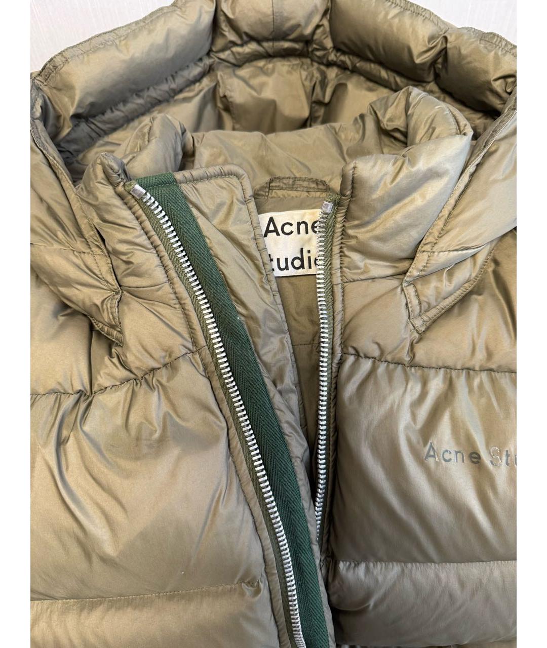 ACNE STUDIOS Хаки пуховик, фото 6
