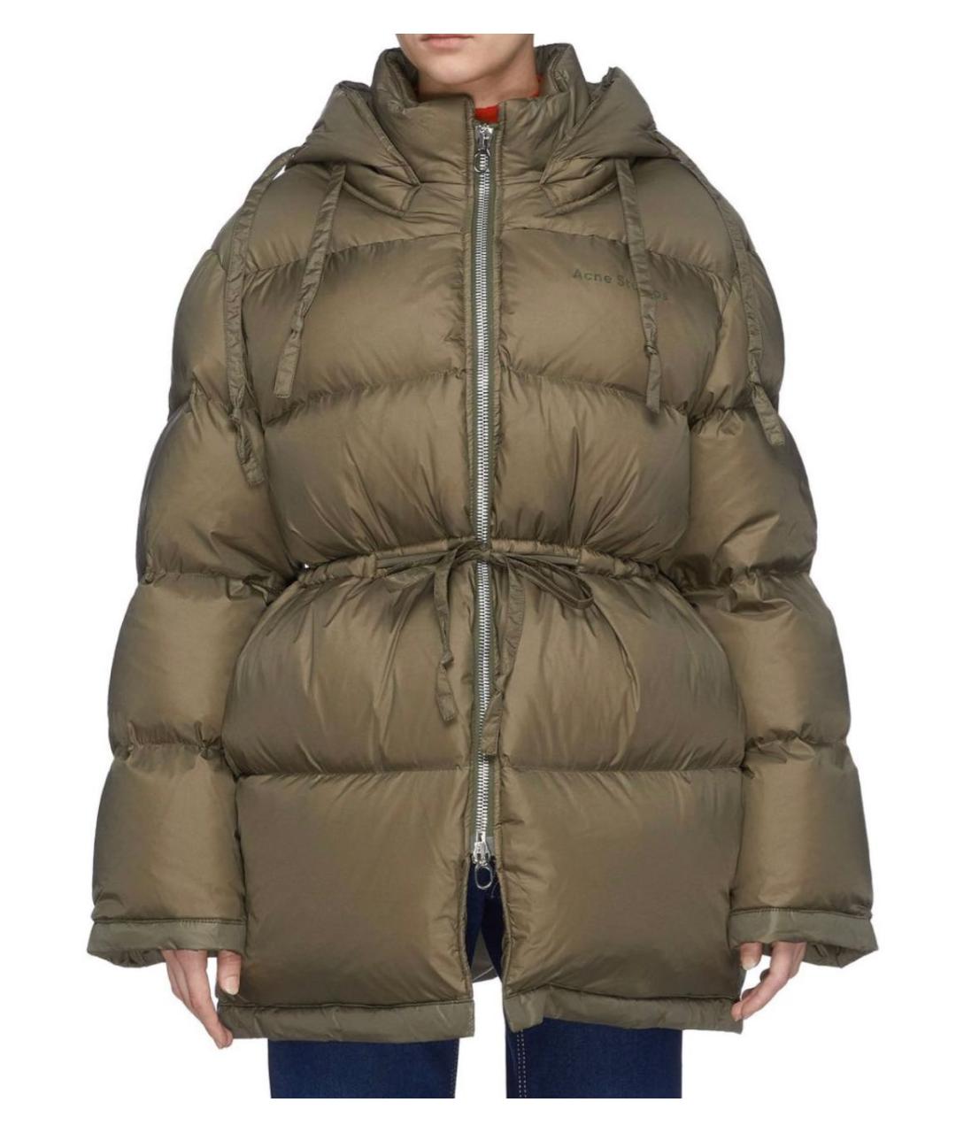 ACNE STUDIOS Хаки пуховик, фото 7