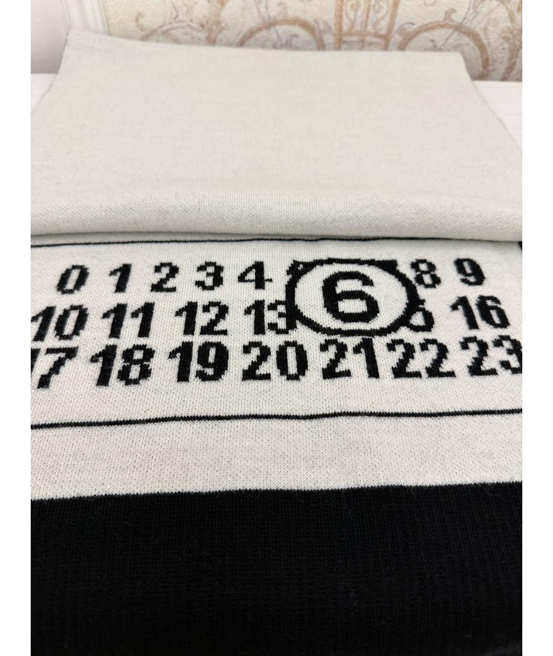 MM6 MAISON MARGIELA Мульти шерстяной шарф, фото 4