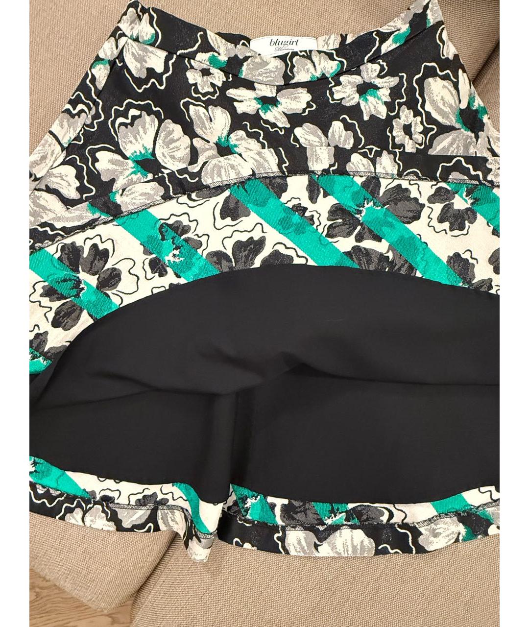 BLUGIRL Мульти полиэстеровая юбка мини, фото 5