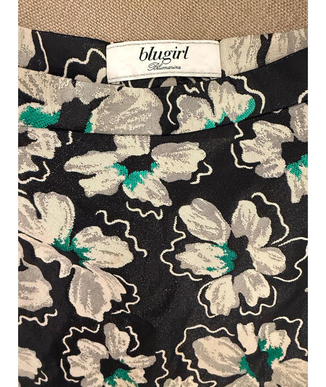 BLUGIRL Мульти полиэстеровая юбка мини, фото 3