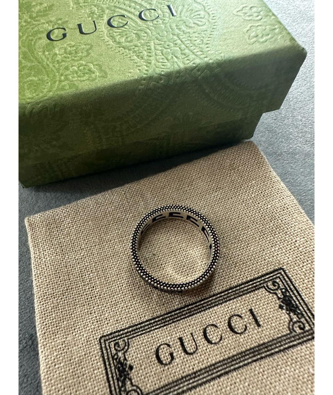 GUCCI Серебряное серебряное кольцо, фото 3