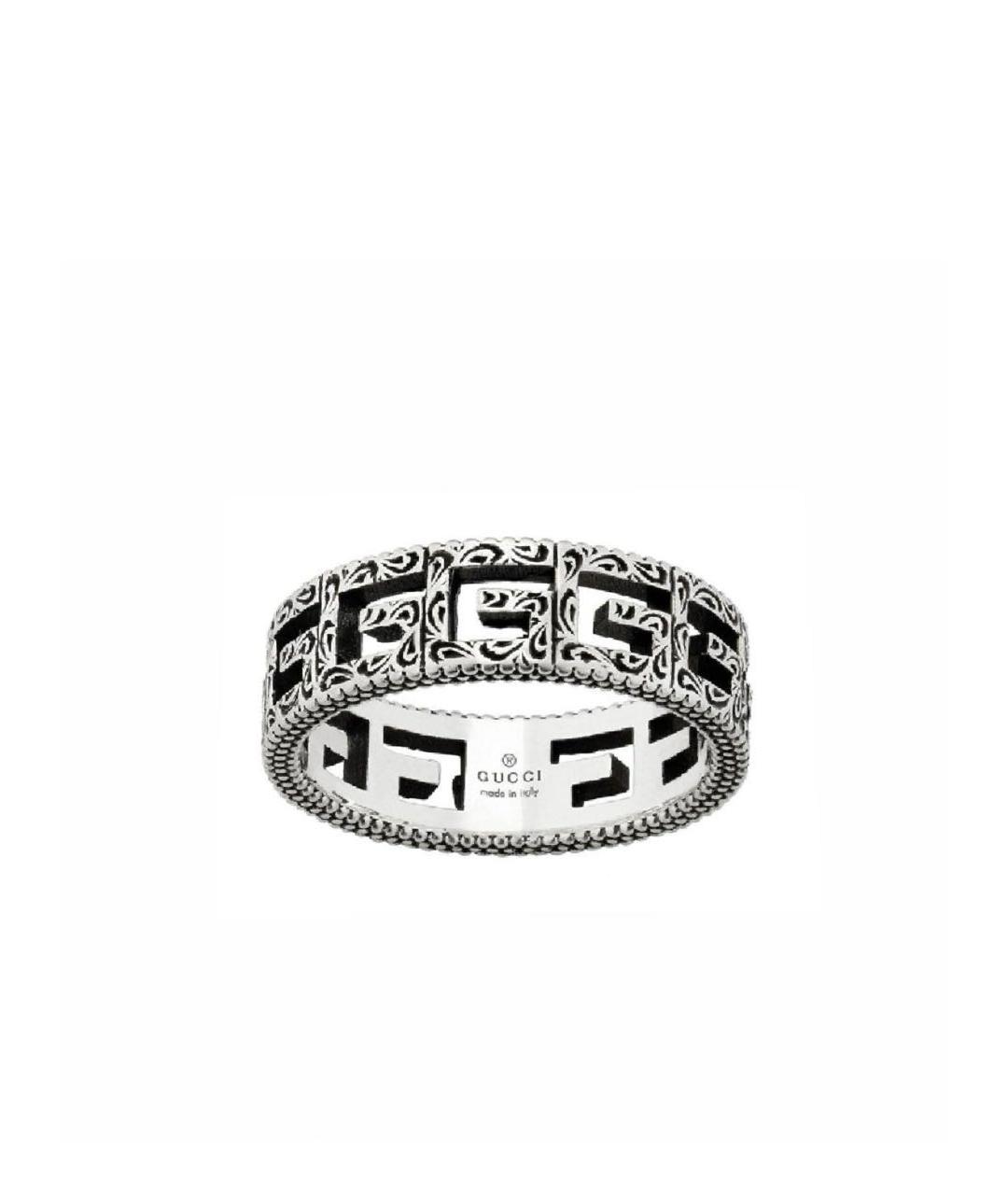 GUCCI Серебряное серебряное кольцо, фото 1