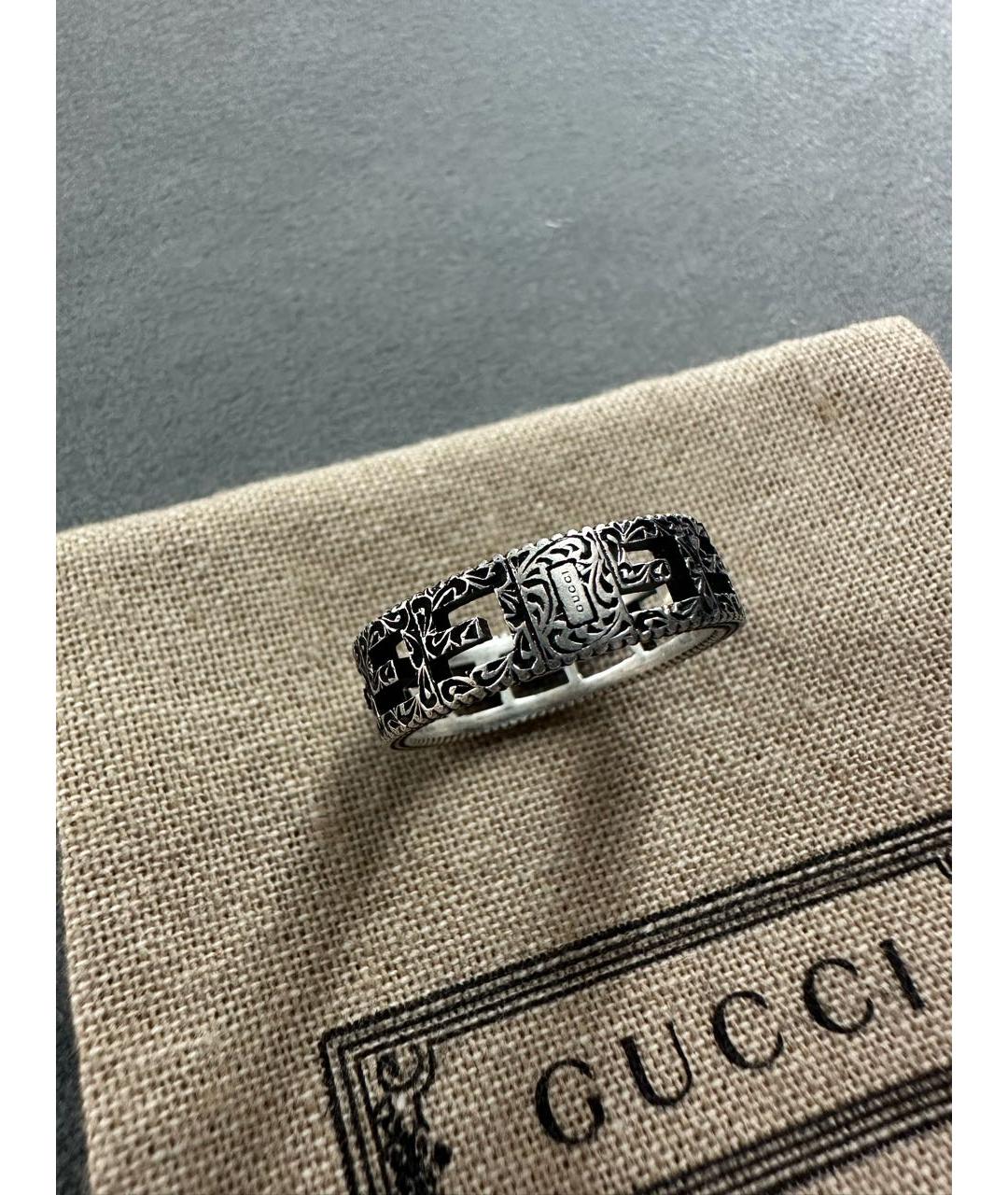 GUCCI Серебряное серебряное кольцо, фото 2