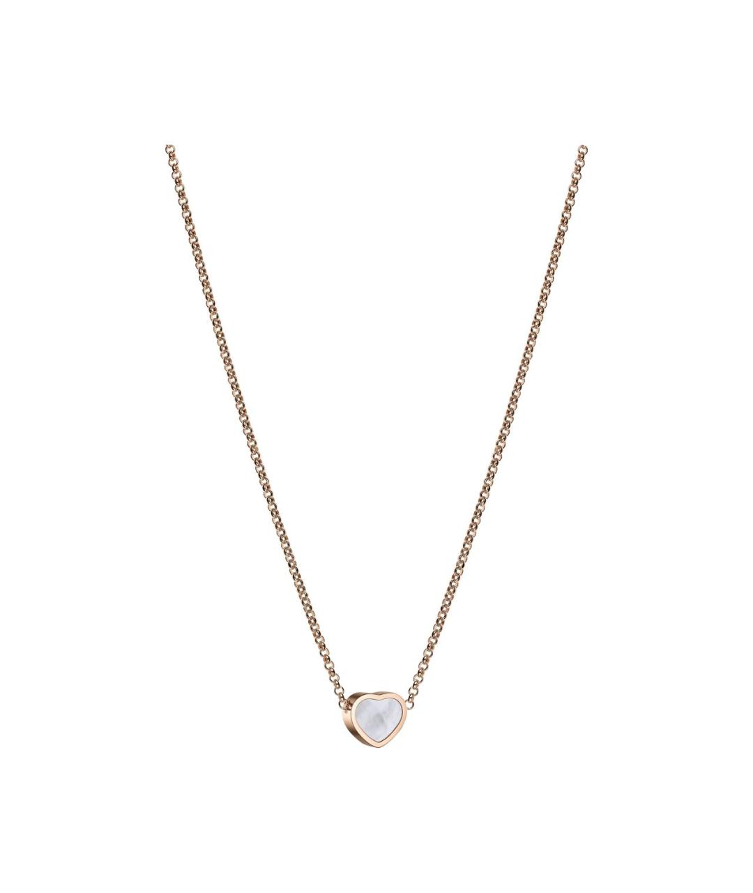 CHOPARD Желтая подвеска из розового золота, фото 2