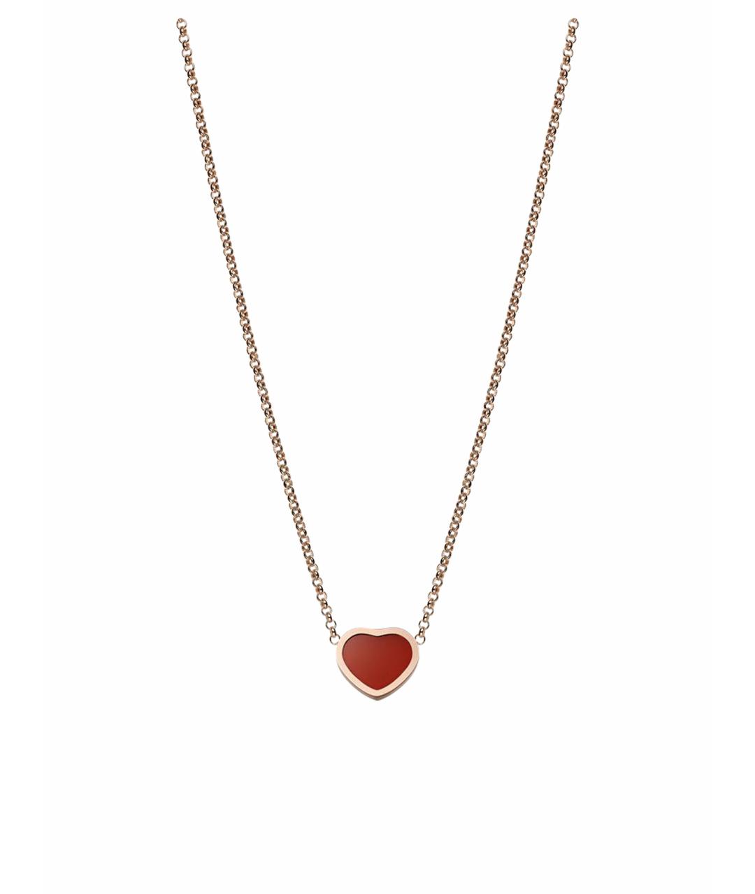 CHOPARD Желтое колье из розового золота, фото 1