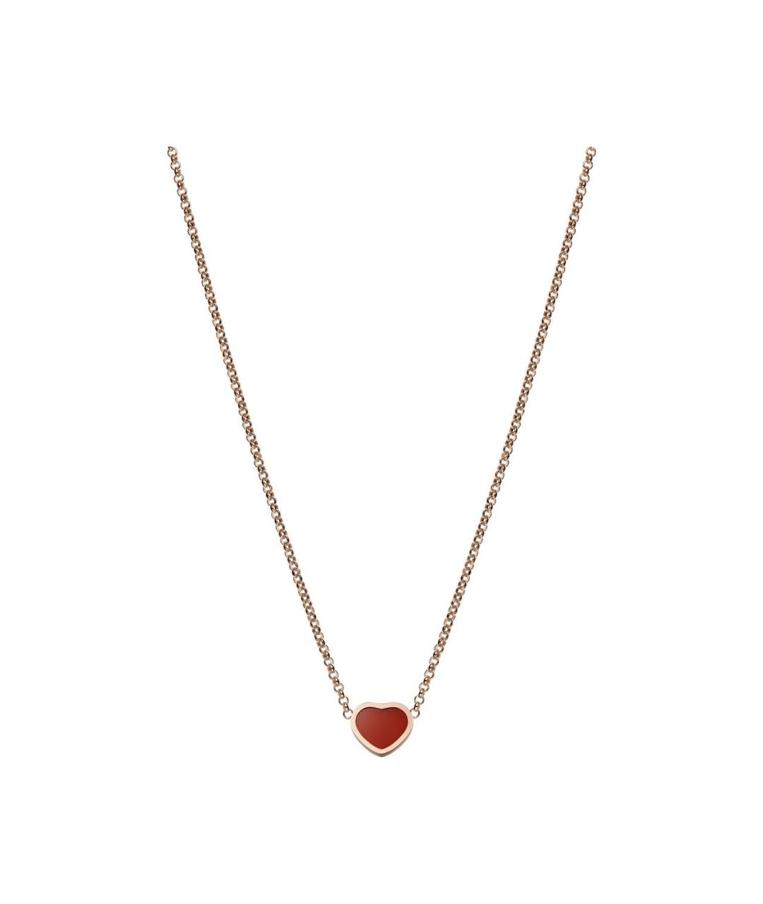 CHOPARD Желтое колье из розового золота, фото 6