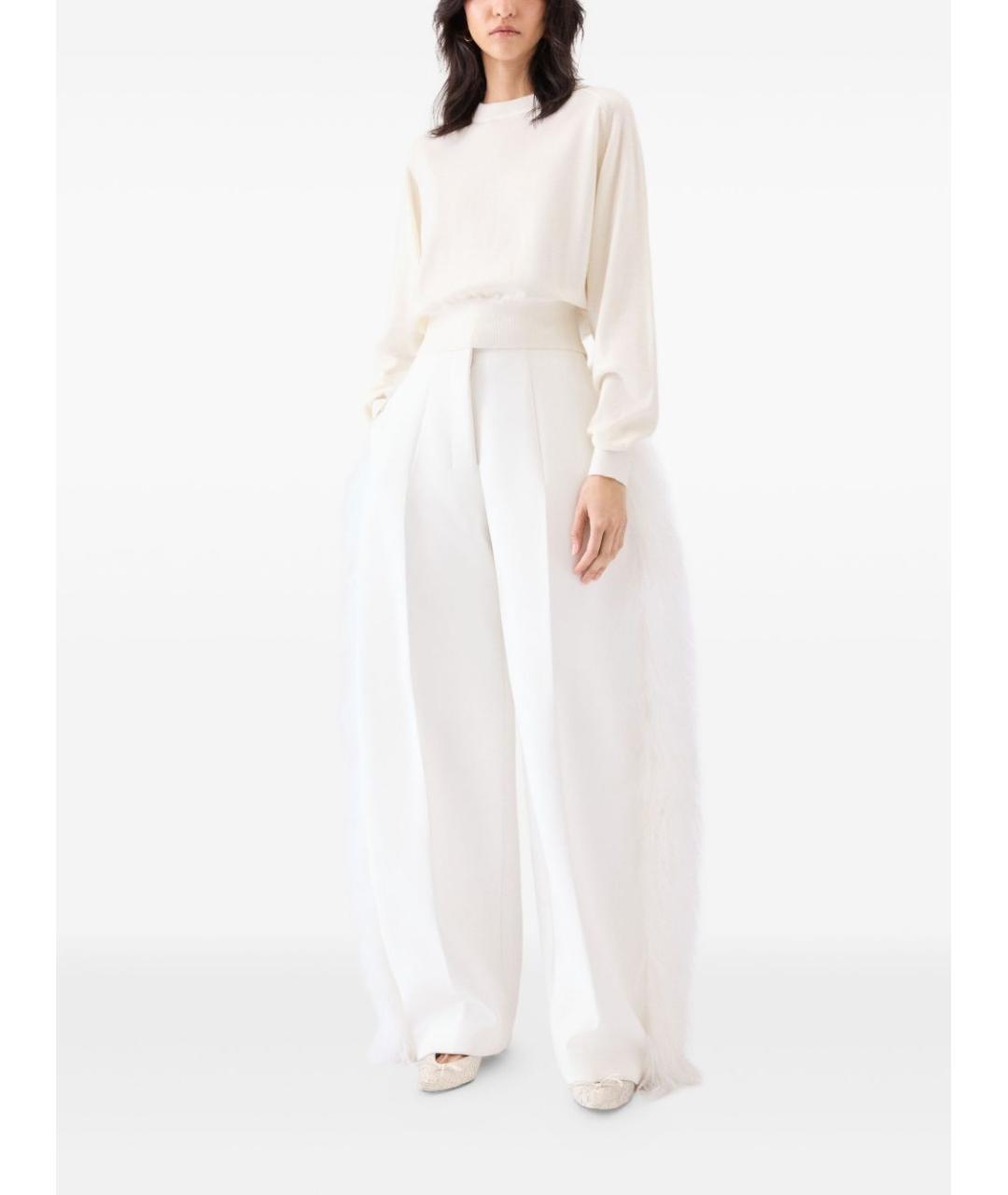 JACQUEMUS Белый шерстяной джемпер / свитер, фото 3