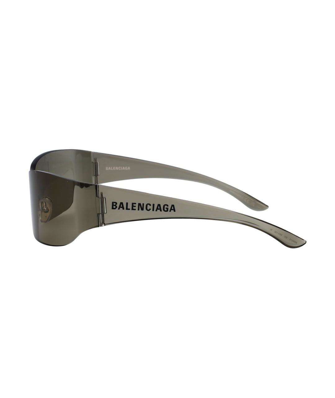 BALENCIAGA Коричневые солнцезащитные очки, фото 3