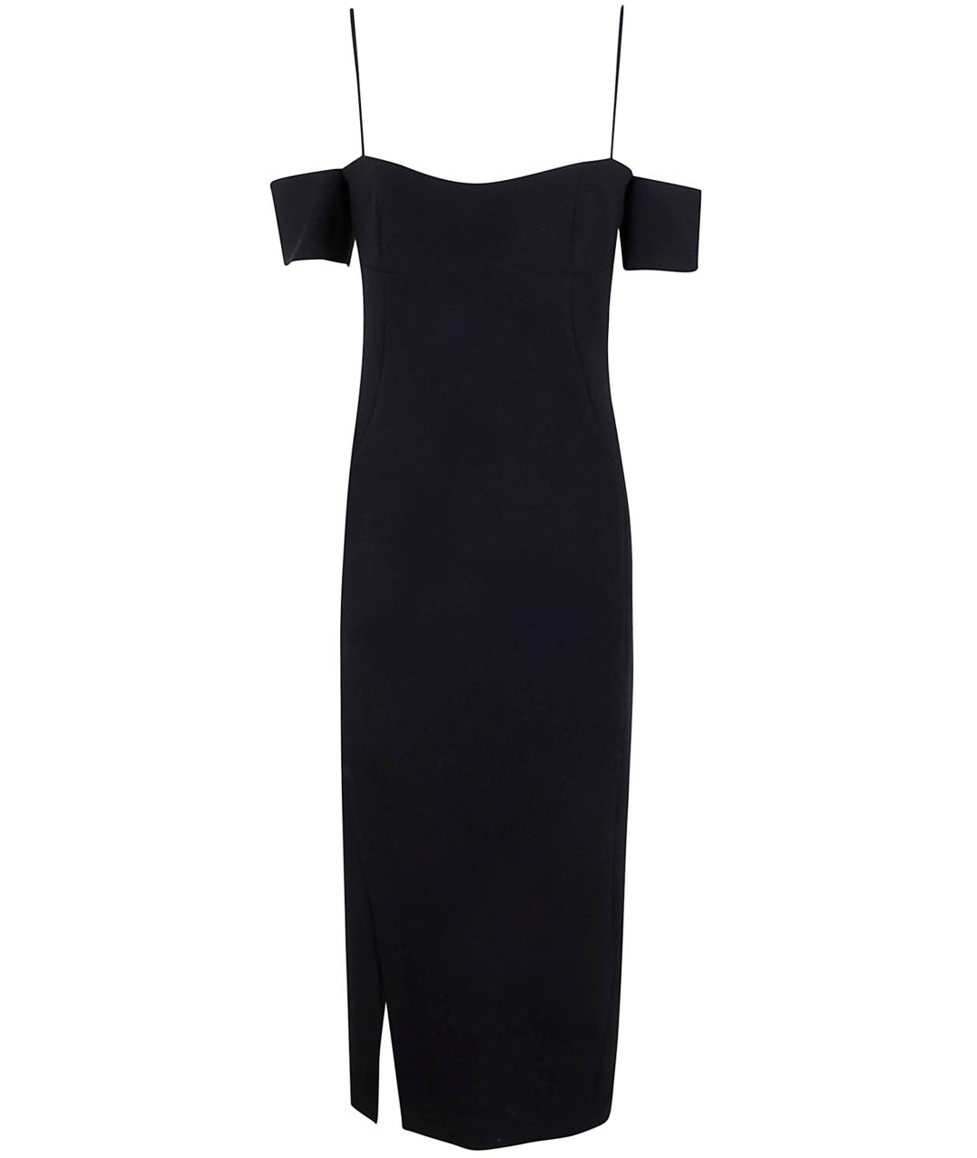 PINKO Черное полиэстеровое повседневное платье, фото 1