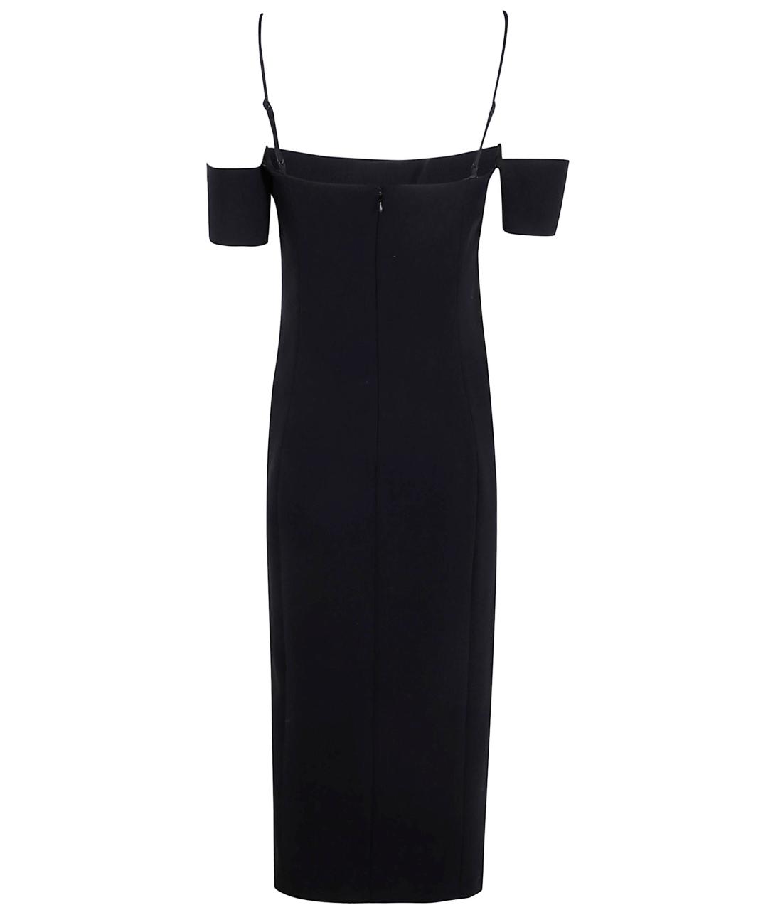 PINKO Черное полиэстеровое повседневное платье, фото 2