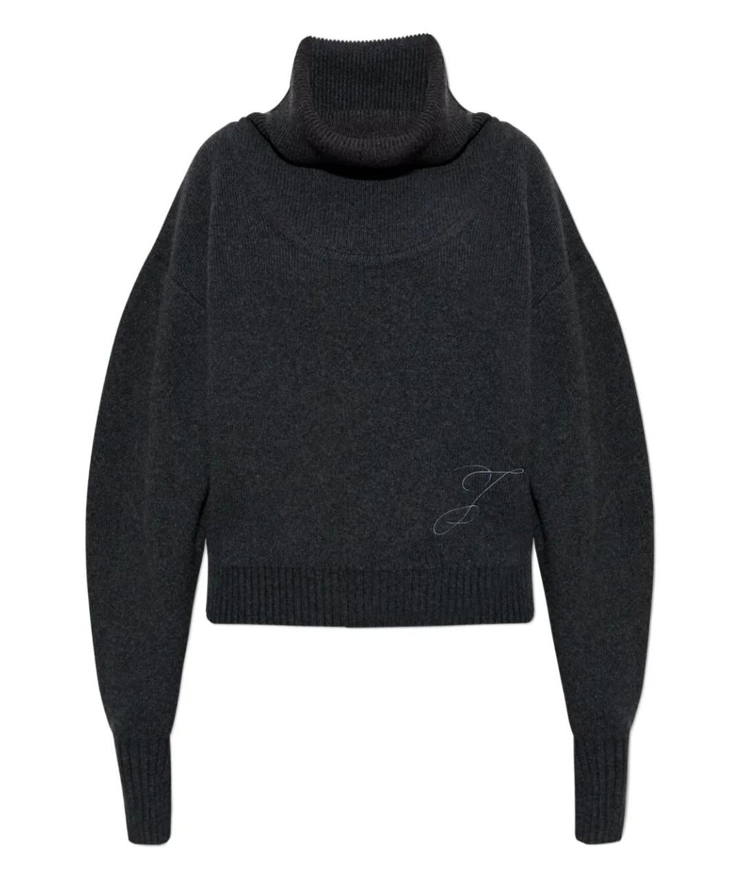 JACQUEMUS Серый шерстяной джемпер / свитер, фото 1