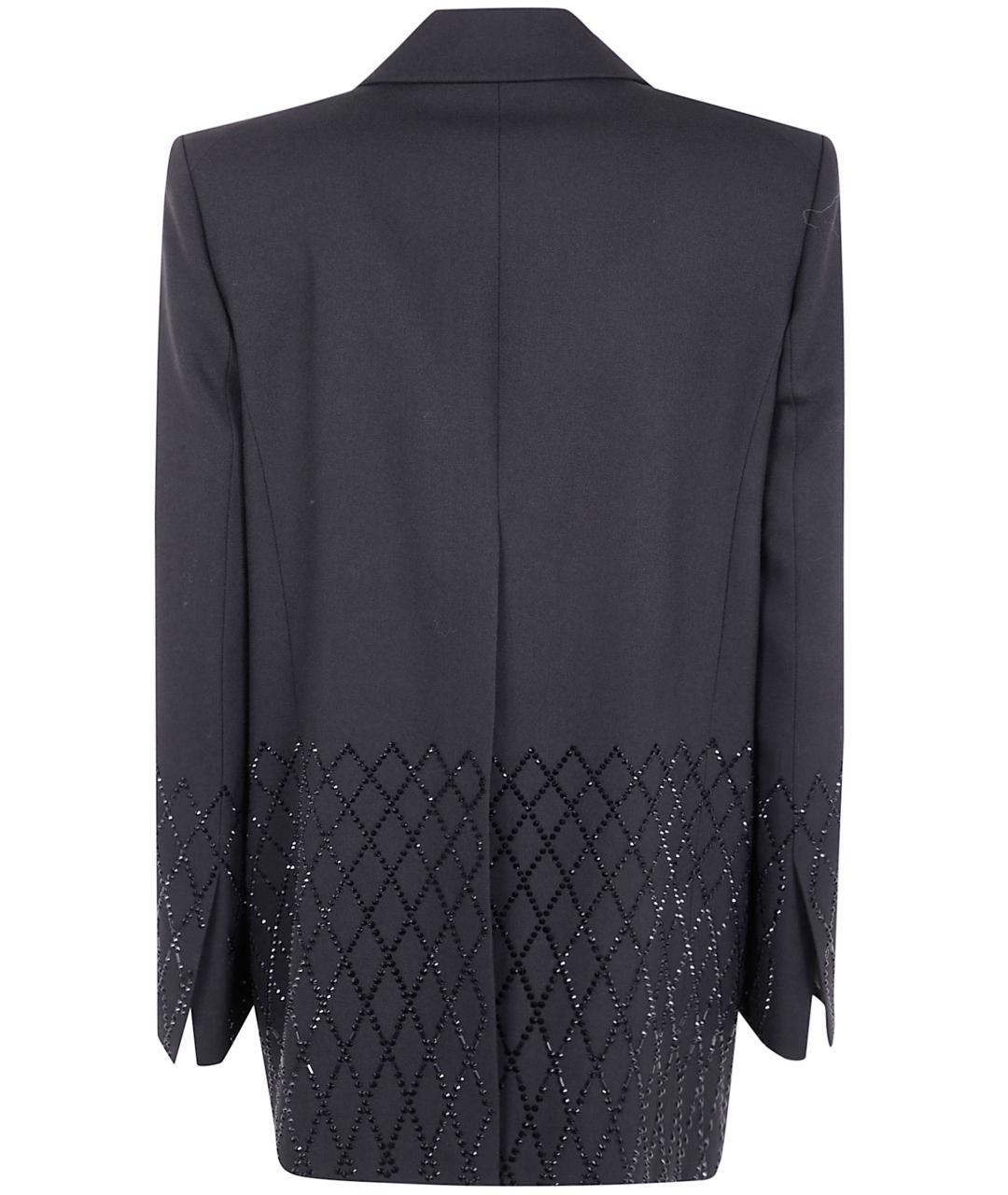 PINKO Черный полиэстеровый жакет/пиджак, фото 4