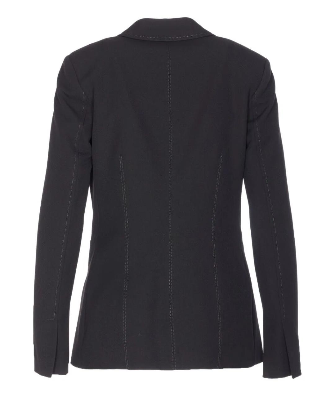 PINKO Черный полиэстеровый жакет/пиджак, фото 4