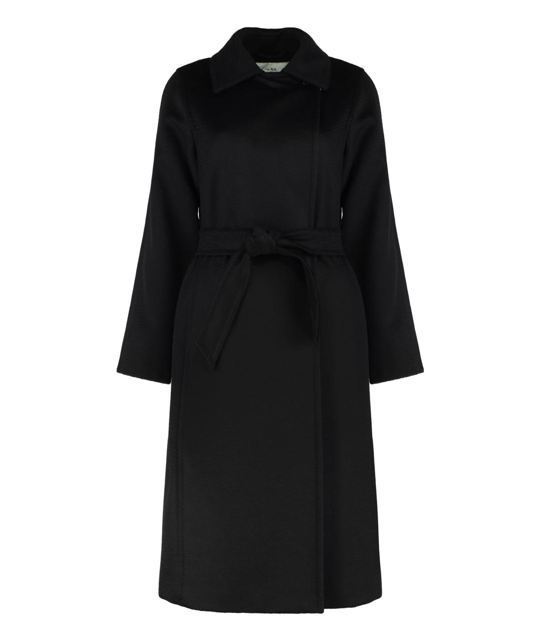 MAX MARA Черное кашемировое пальто, фото 1