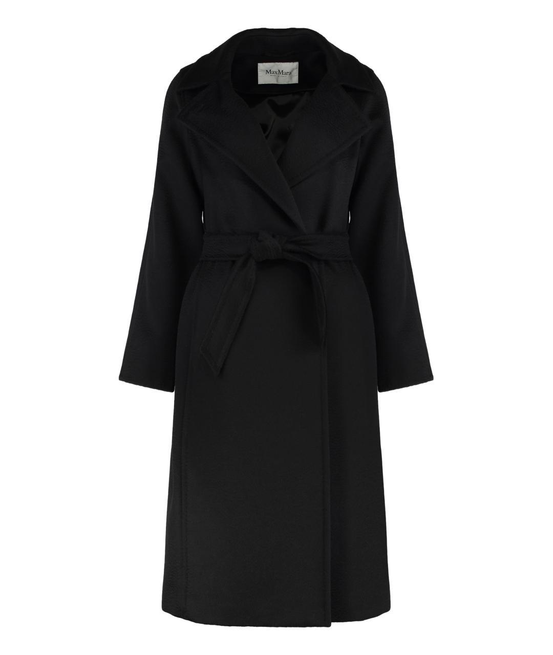 MAX MARA Черное кашемировое пальто, фото 2