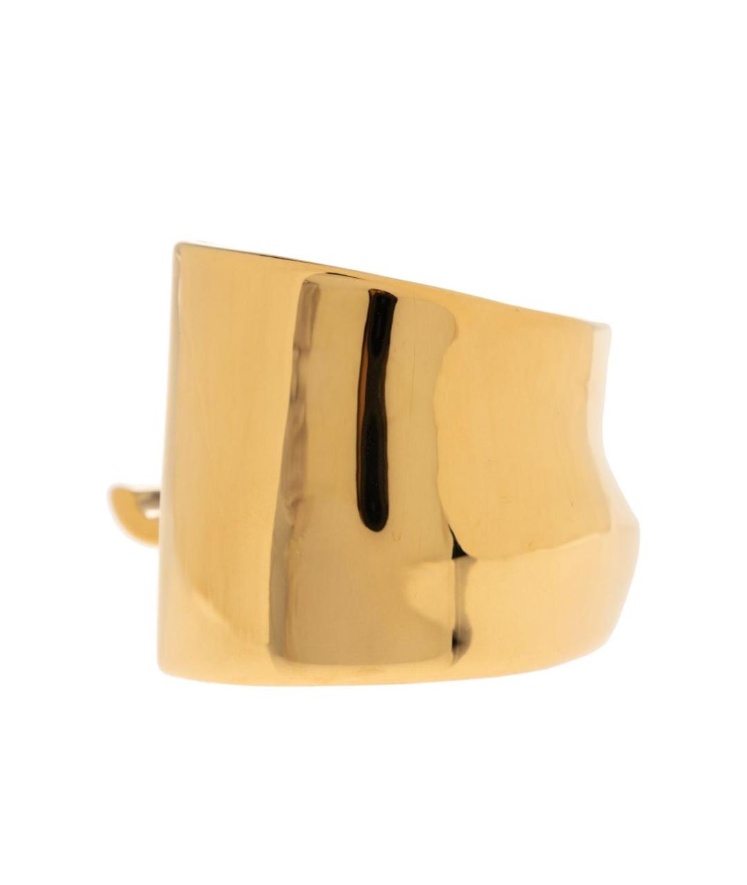 JACQUEMUS Золотой металлический браслет, фото 3