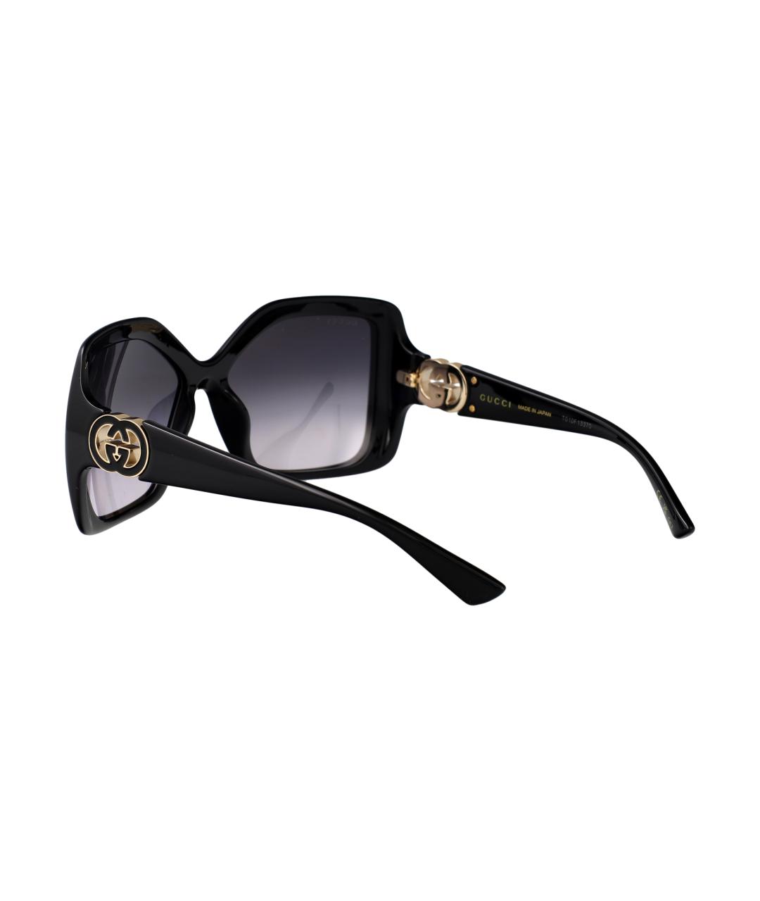 GUCCI Черные деревянные солнцезащитные очки, фото 4