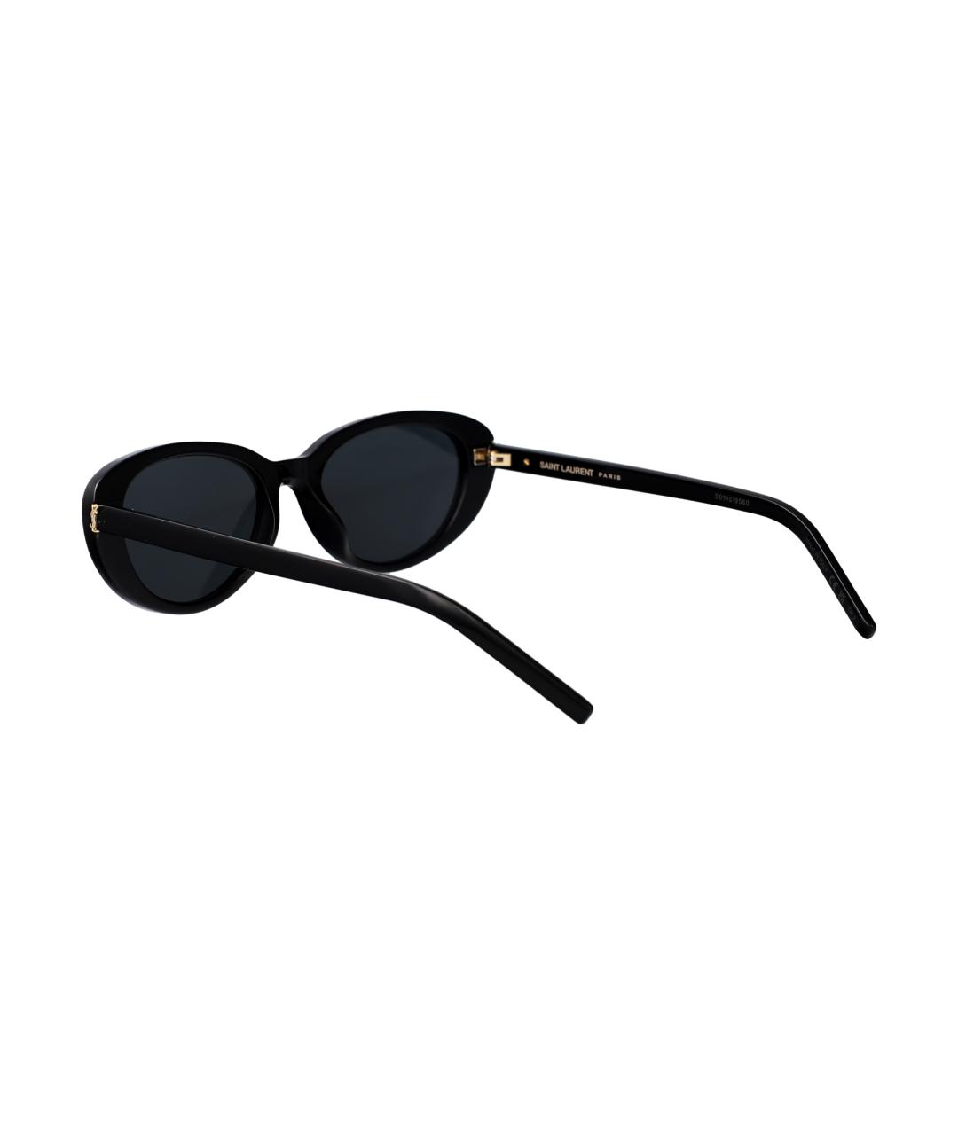 SAINT LAURENT Черные солнцезащитные очки, фото 4
