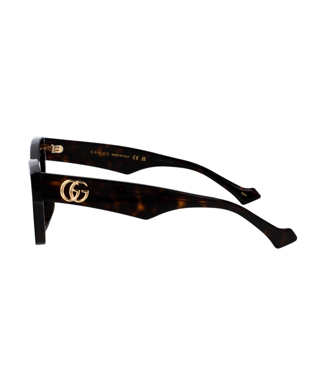 GUCCI Коричневые солнцезащитные очки, фото 3