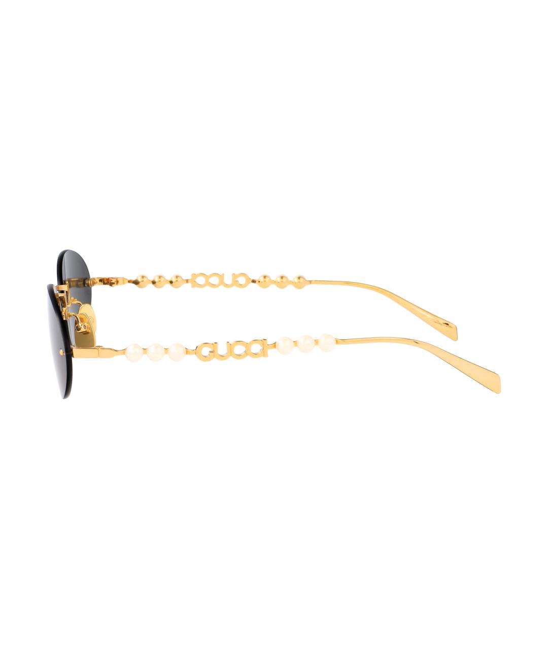 GUCCI Серые металлические солнцезащитные очки, фото 3