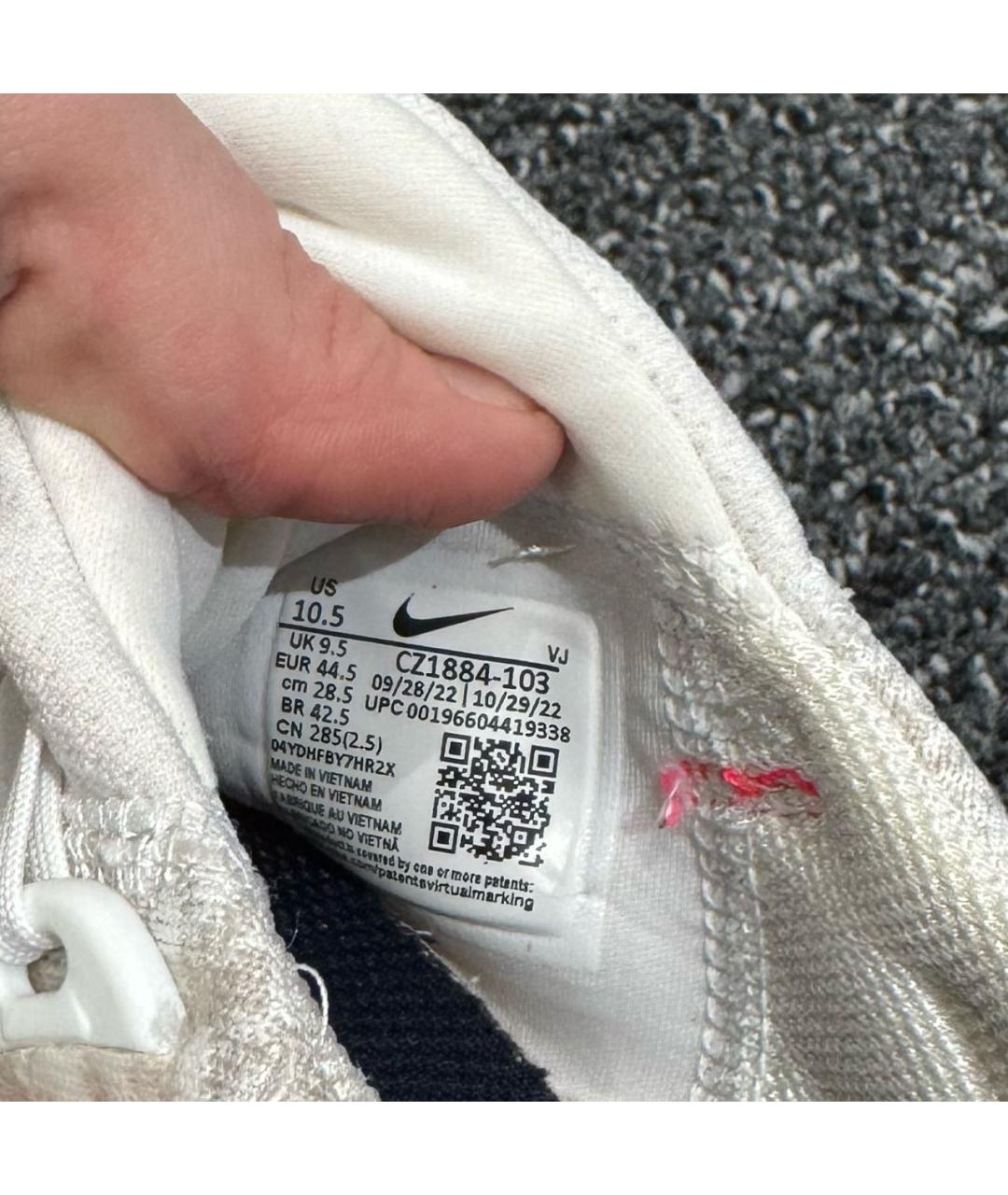 NIKE Белые низкие кроссовки / кеды, фото 5