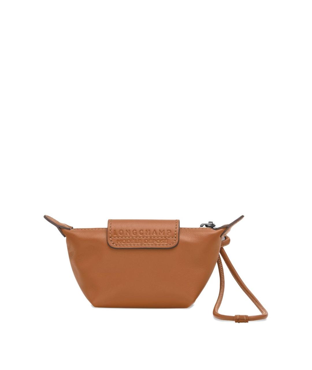 LONGCHAMP Коричневая сумка с короткими ручками, фото 2