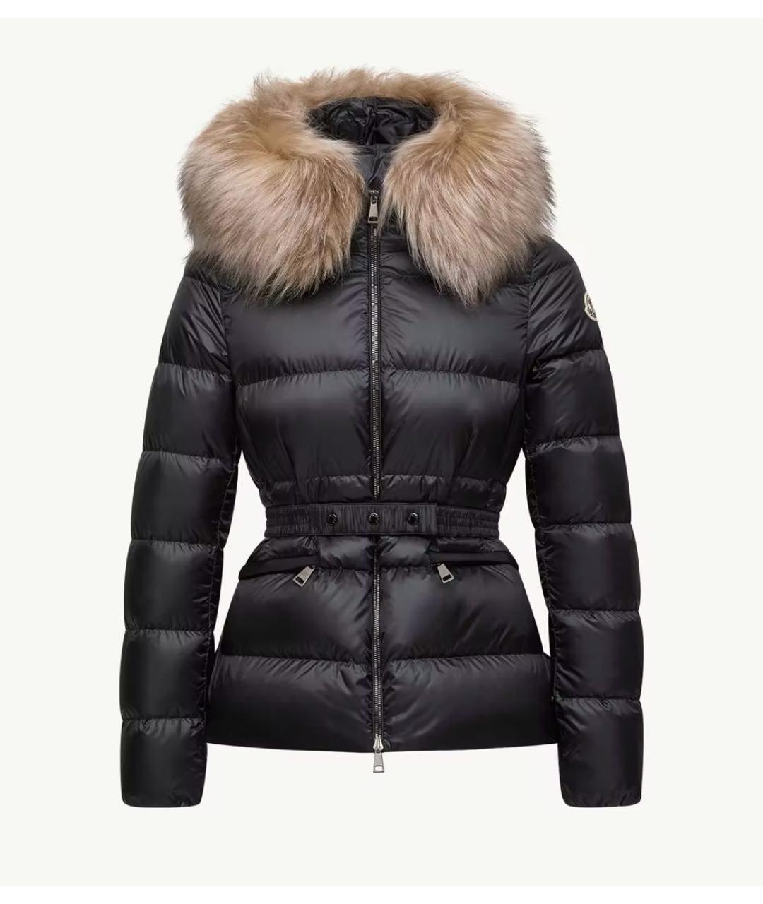 MONCLER Черный пуховик, фото 6