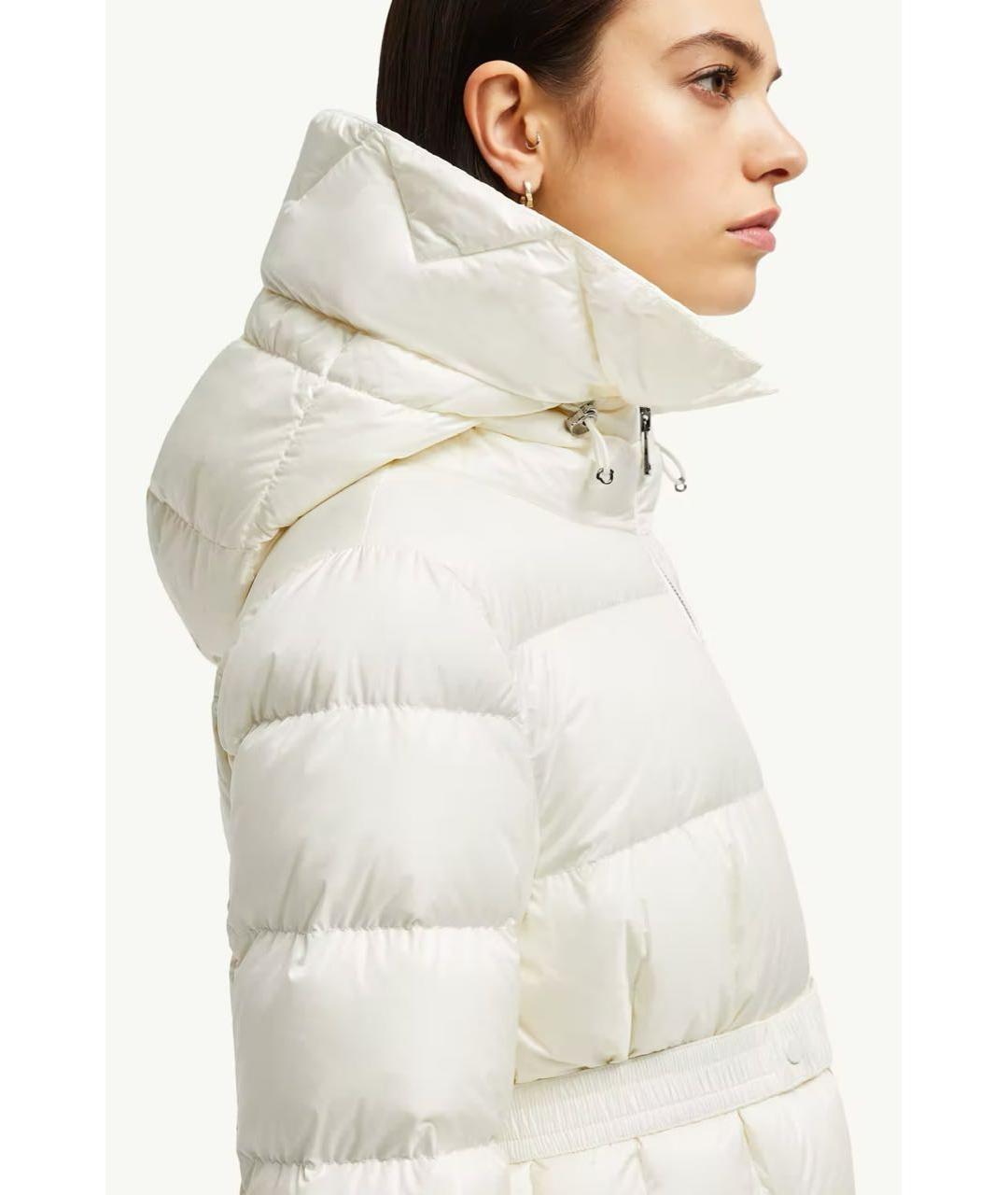 MONCLER Белый пуховик, фото 5