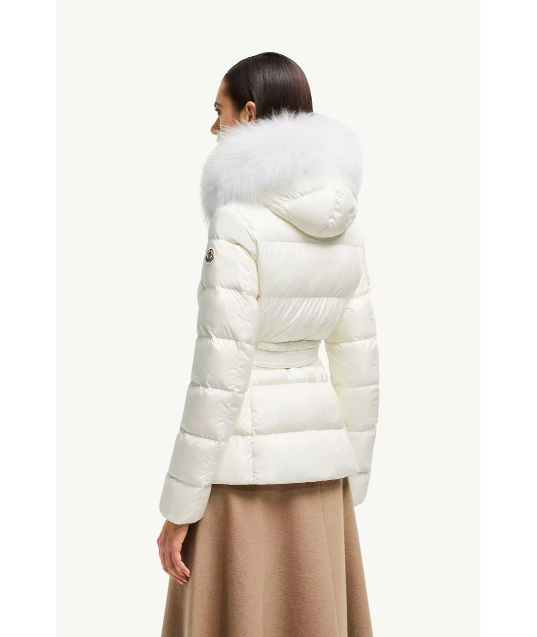MONCLER Белый пуховик, фото 3