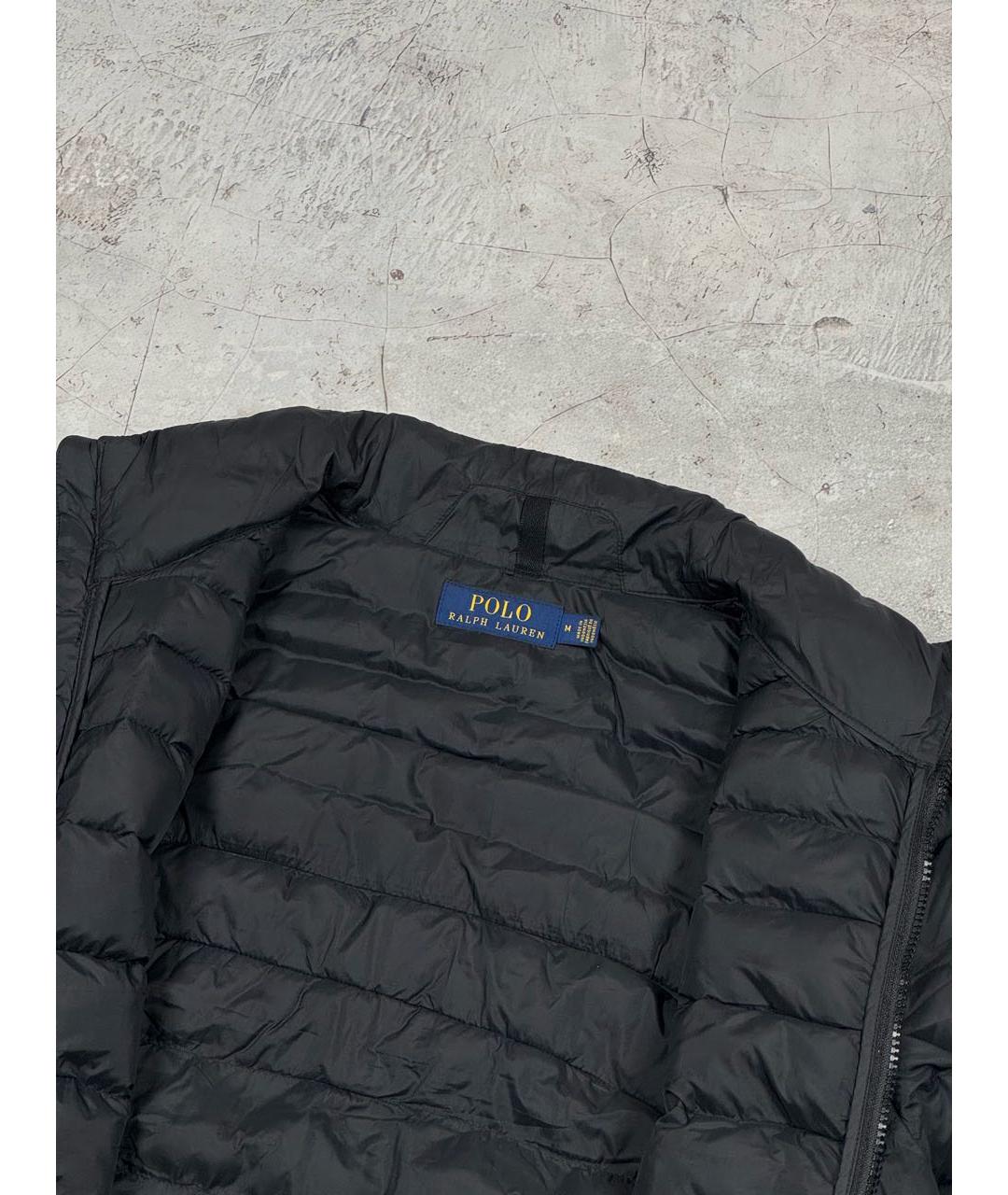 POLO RALPH LAUREN Черная полиэстеровая куртка, фото 5