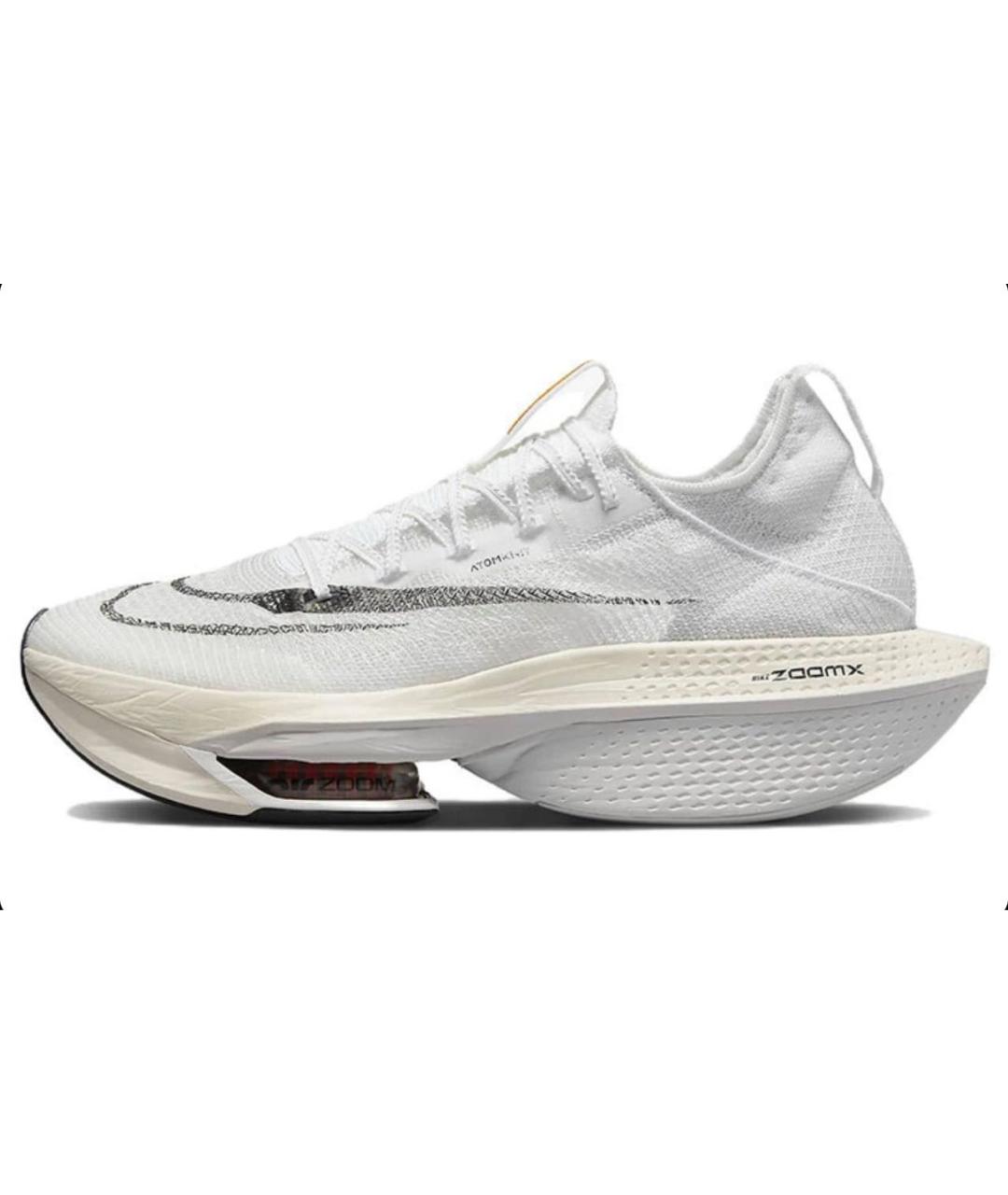 NIKE Белые текстильные низкие кроссовки / кеды, фото 7