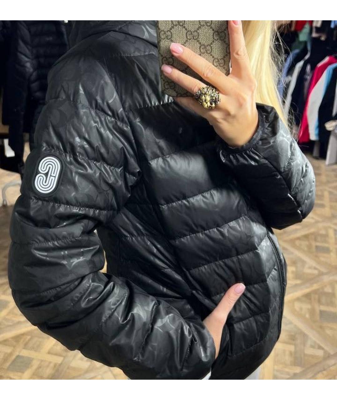 COACH Черная куртка, фото 4