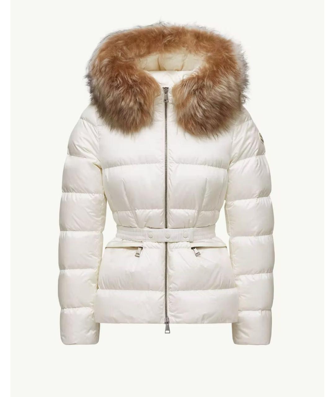 MONCLER Белый пуховик, фото 6