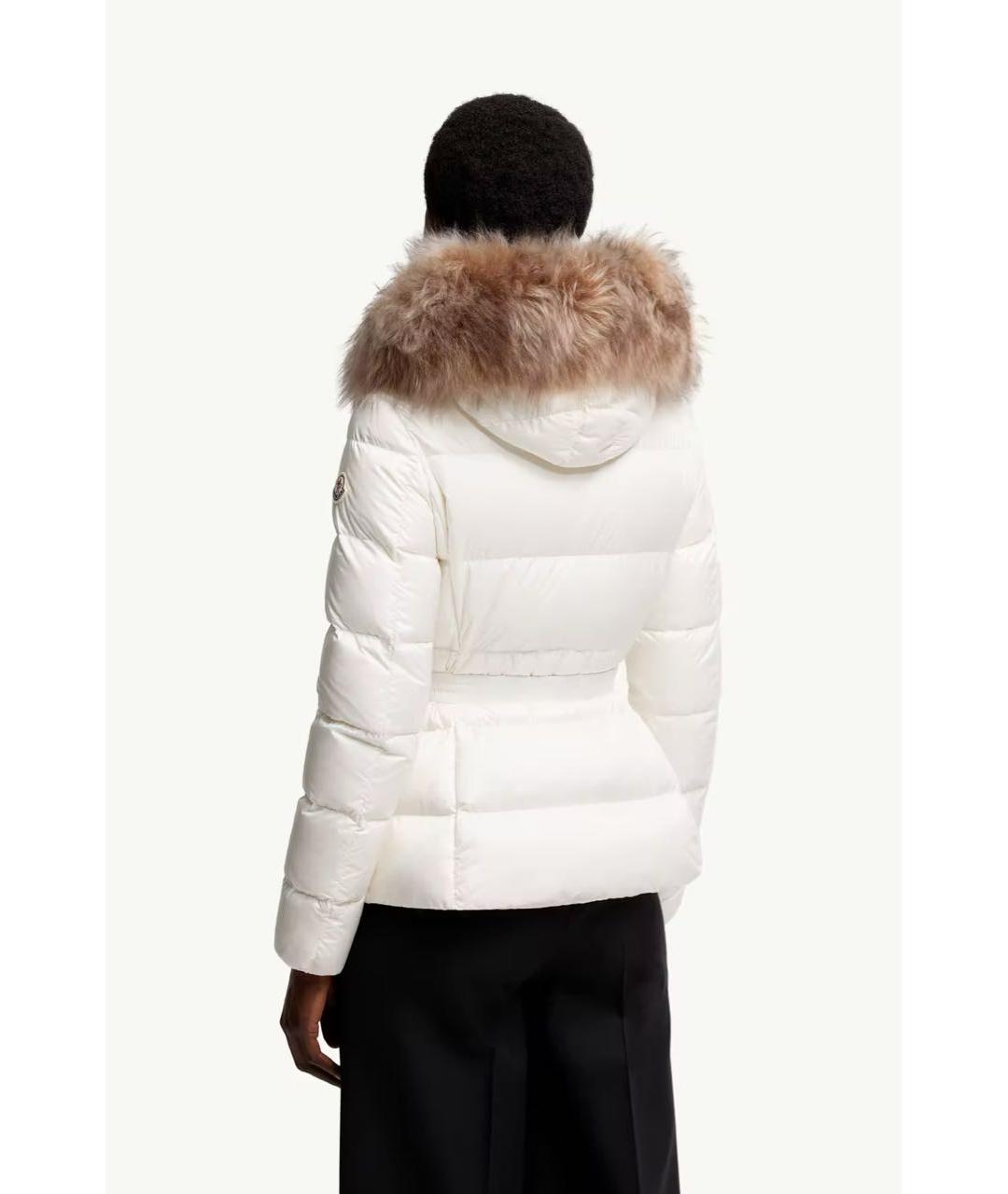 MONCLER Белый пуховик, фото 3