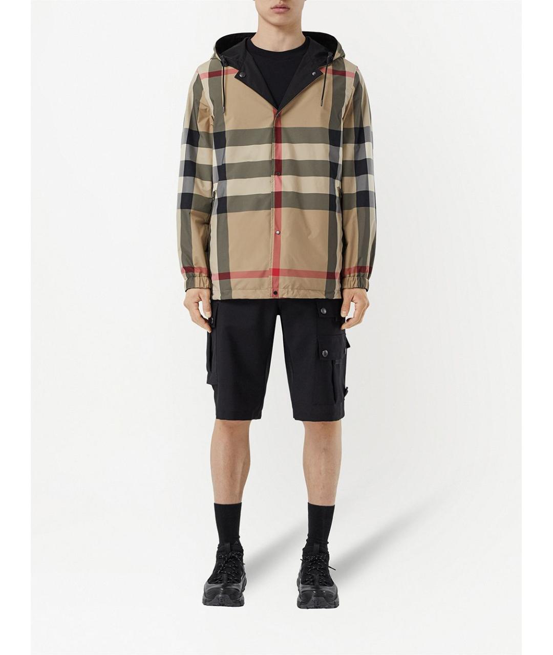 BURBERRY Мульти полиэстеровая куртка, фото 2