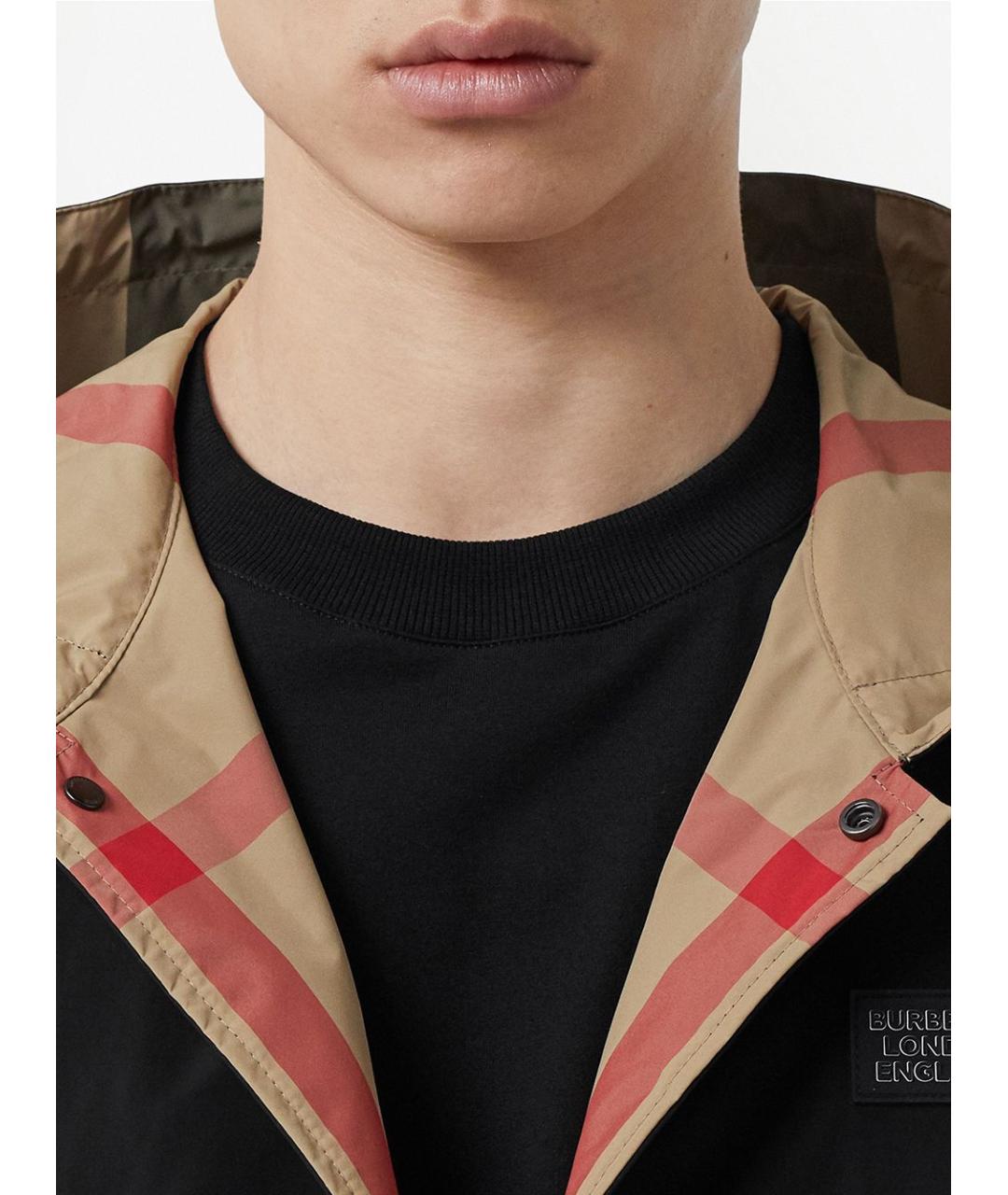 BURBERRY Мульти полиэстеровая куртка, фото 5