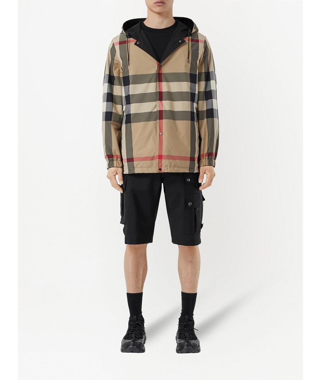 BURBERRY Мульти полиэстеровая куртка, фото 3