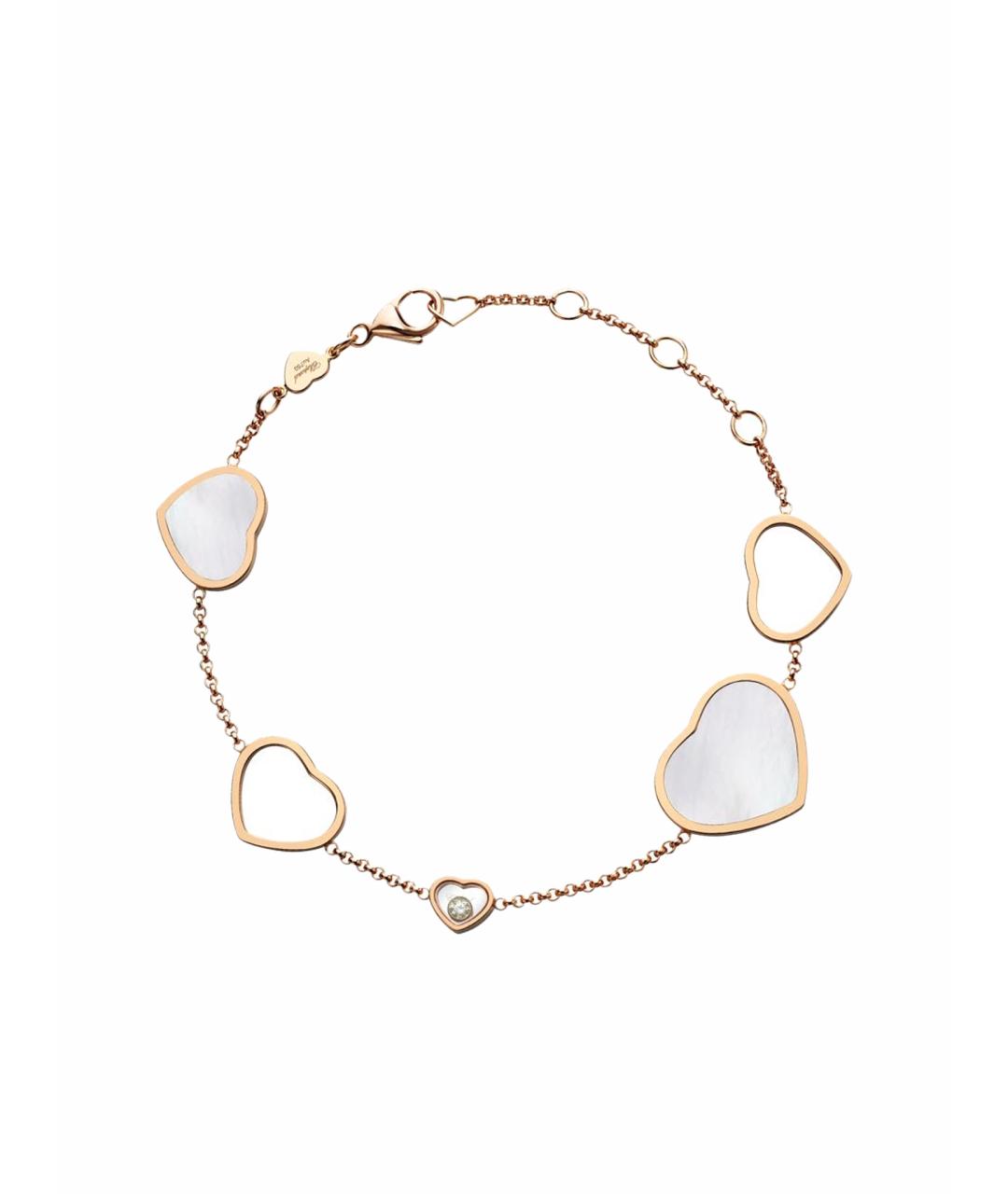 CHOPARD Желтый браслет из розового золота, фото 1