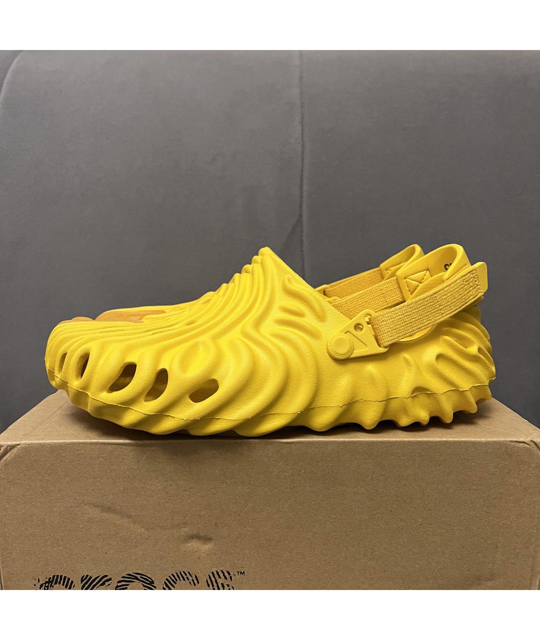 CROCS Желтые шлепанцы, фото 2