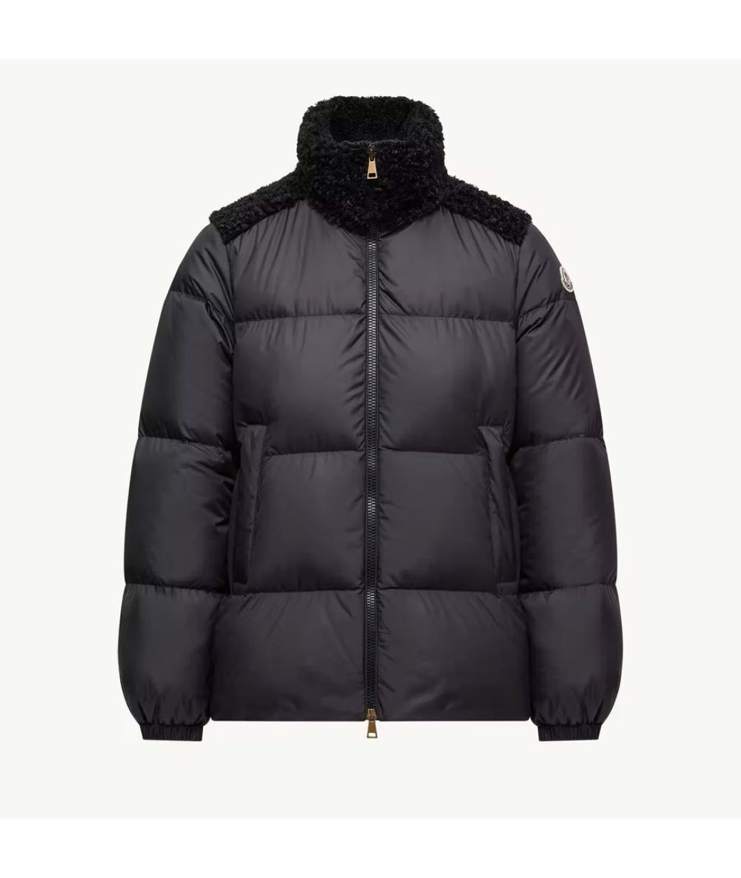 MONCLER Черный пуховик, фото 6
