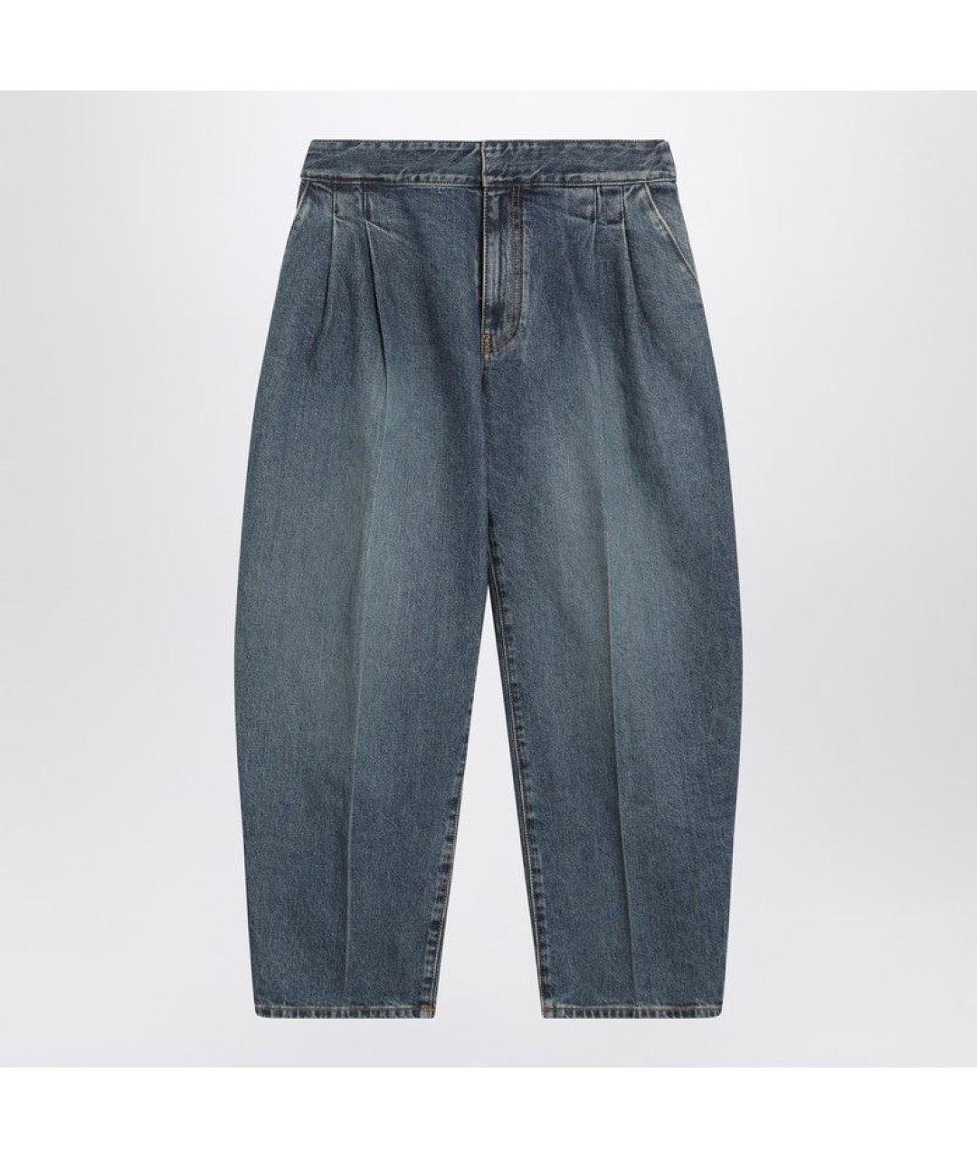 ALAIA Синие хлопковые прямые джинсы, фото 3