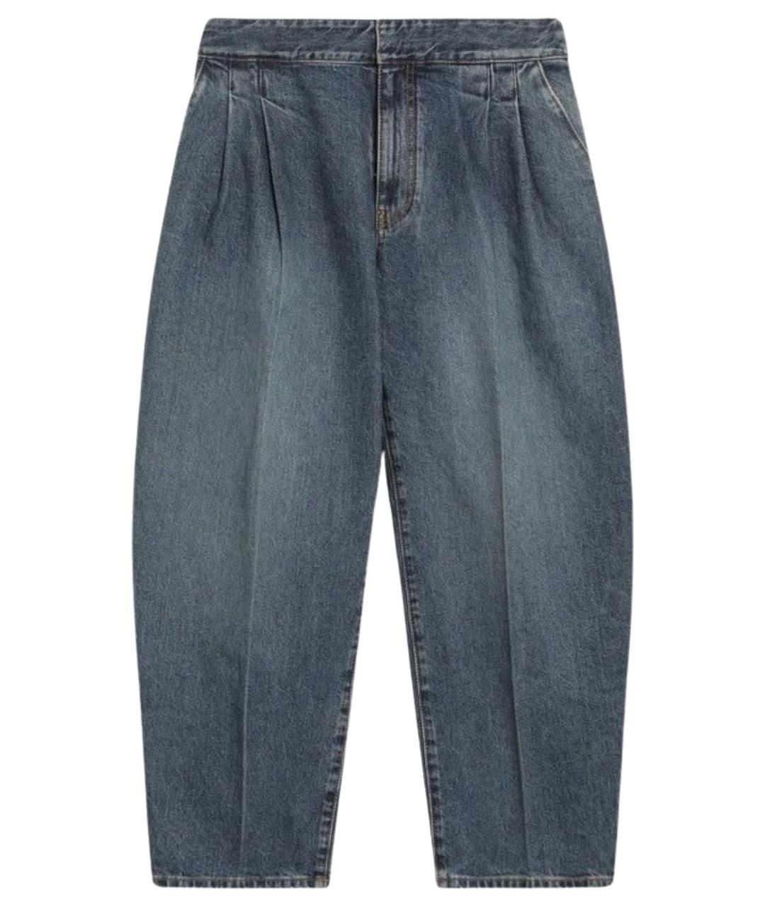 ALAIA Синие хлопковые прямые джинсы, фото 1