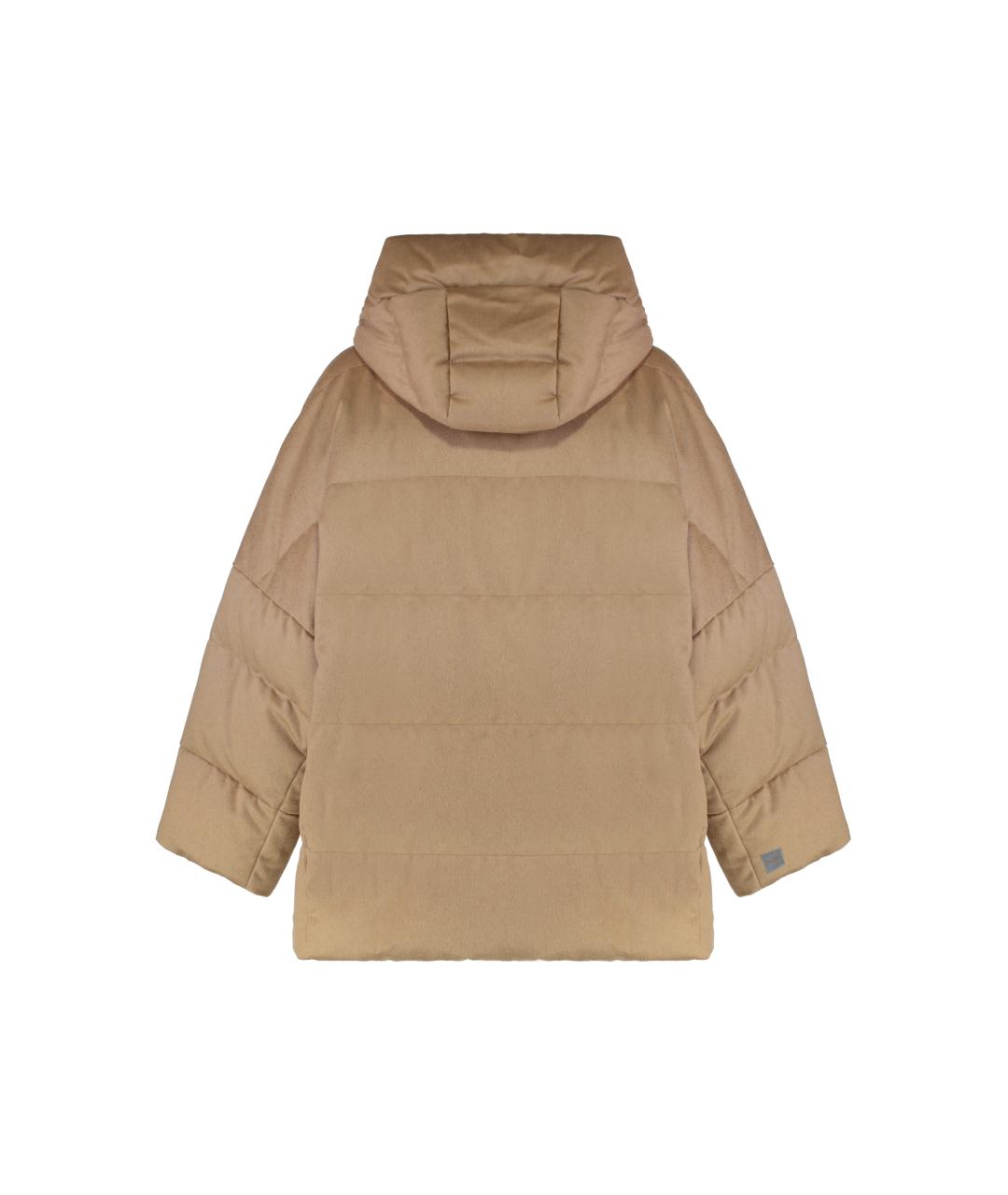 'S MAX MARA Бежевая полиэстеровая куртка, фото 2