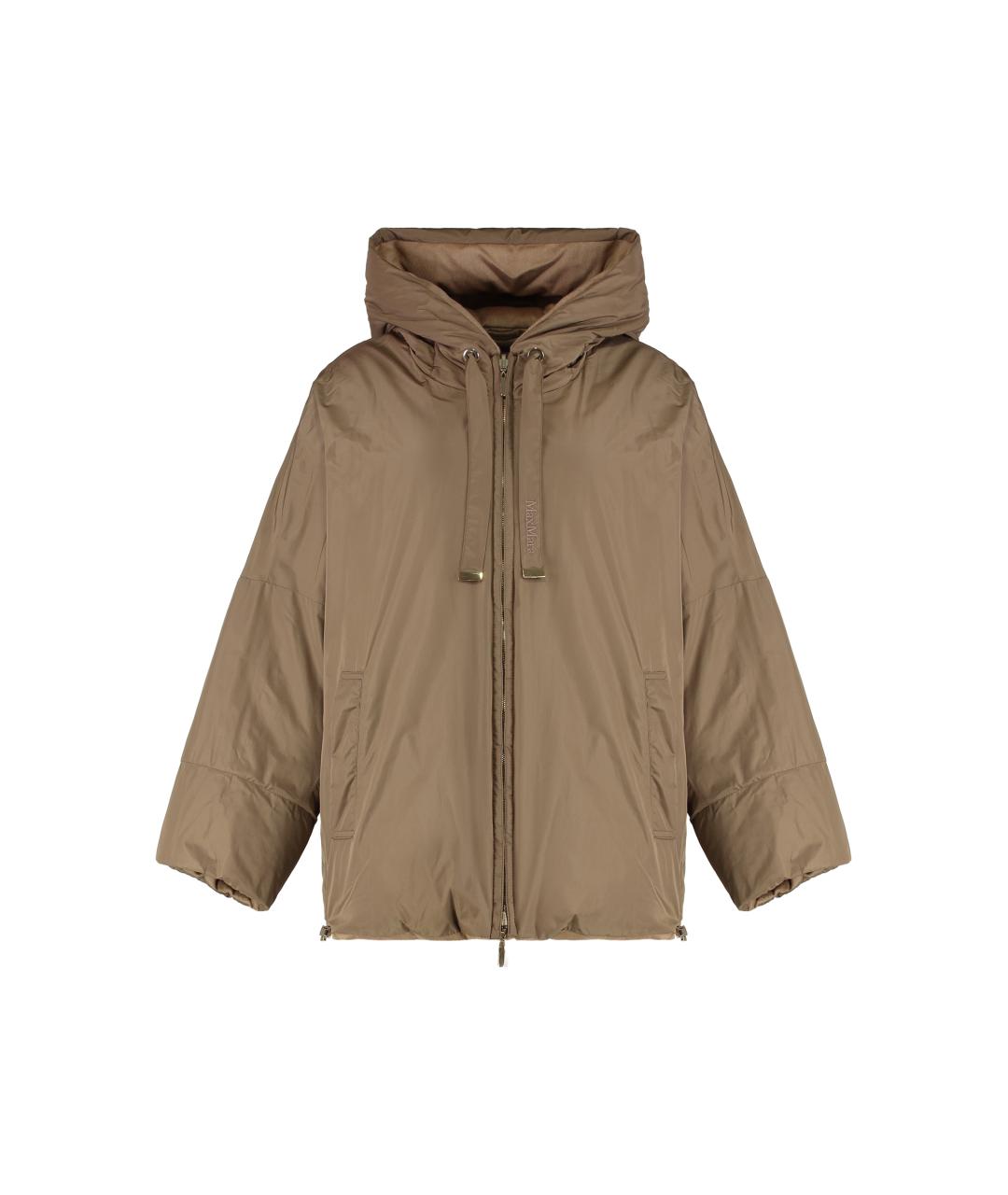 'S MAX MARA Бежевая полиэстеровая куртка, фото 3