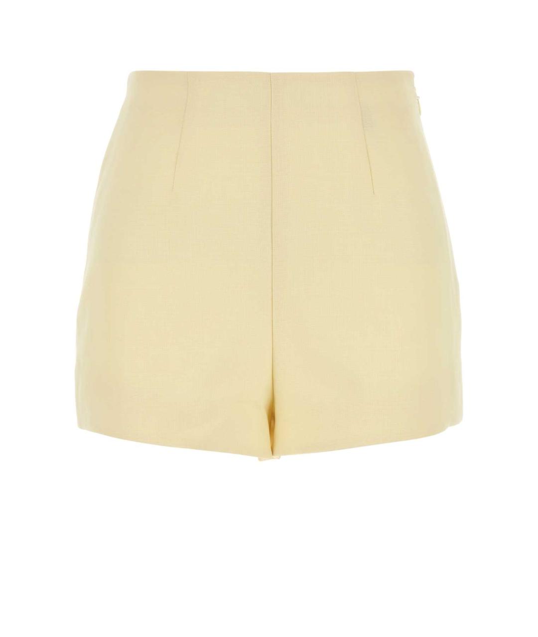 Ami Paris Желтые шерстяные шорты, фото 1