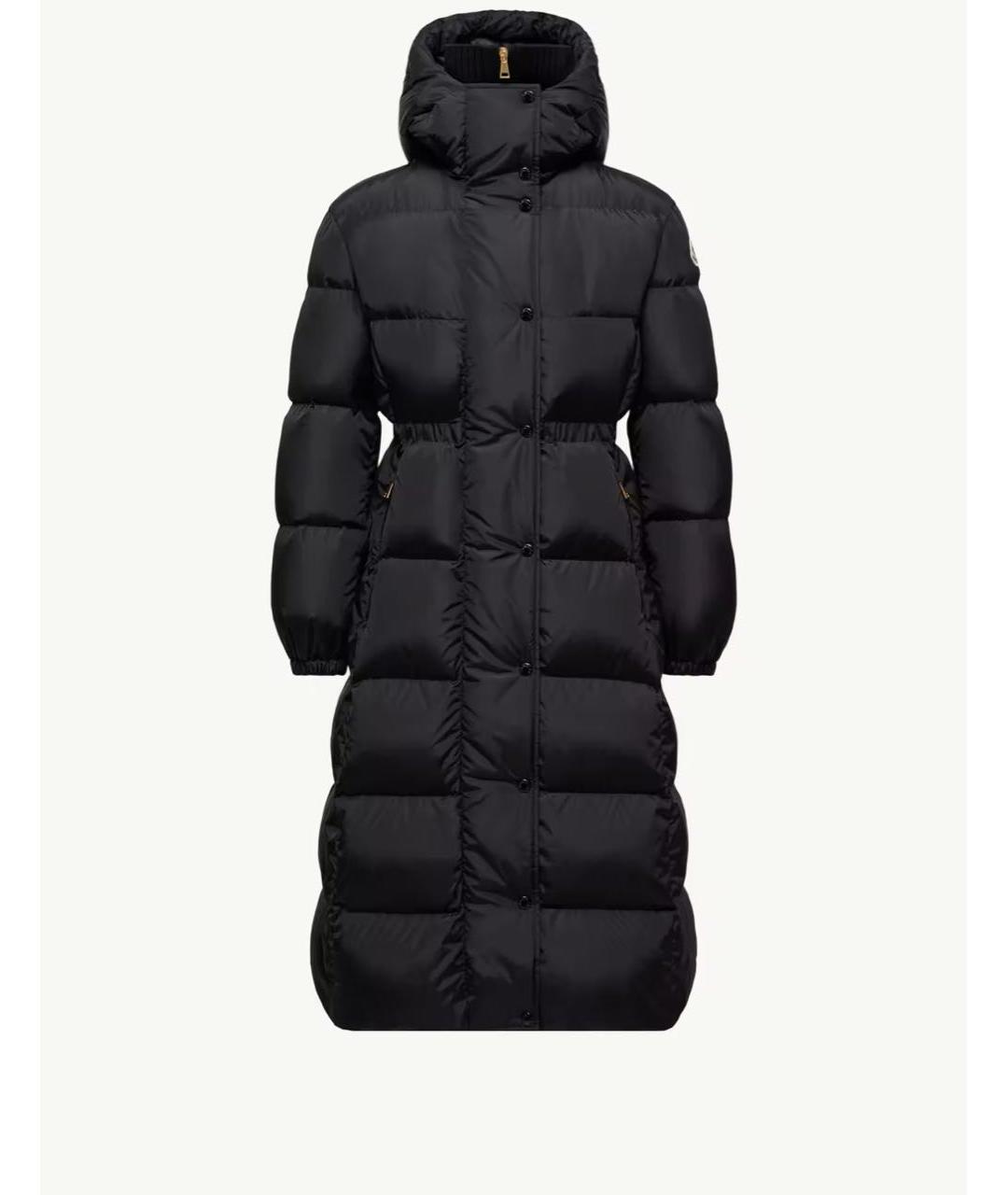 MONCLER Черный пуховик, фото 6