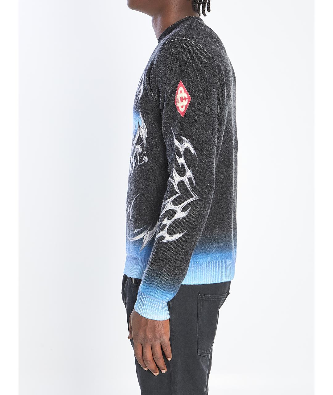 CASABLANCA Мульти шерстяной джемпер / свитер, фото 4